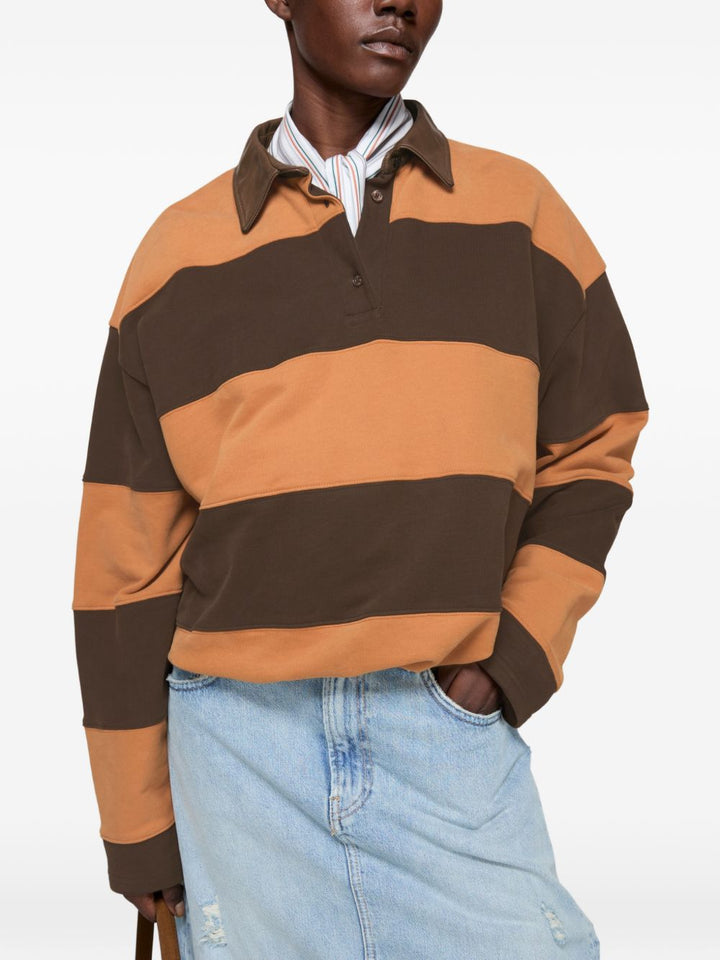 Acne Studios T-shirts and Polos - Brown | fe3ff330c4ef5910b12ce363083903b2fba43d2e