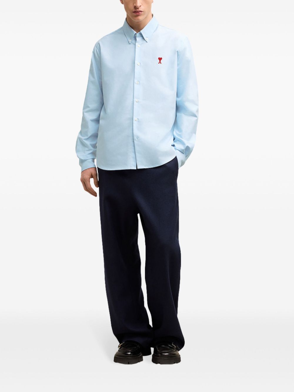 Ami Paris Shirts - Blue and green | 54a0a8aecae332c17cf2e70bfe5953270e343a35