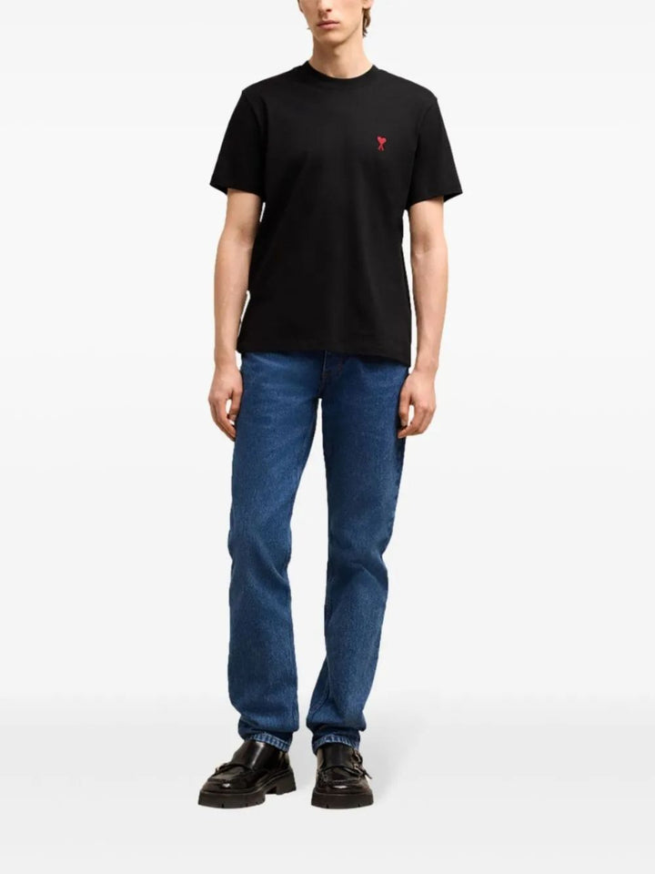 Ami Paris T-shirts and Polos - Blacks and greys | 66be29ab0c6f48bc79bca281410890ab39095552
