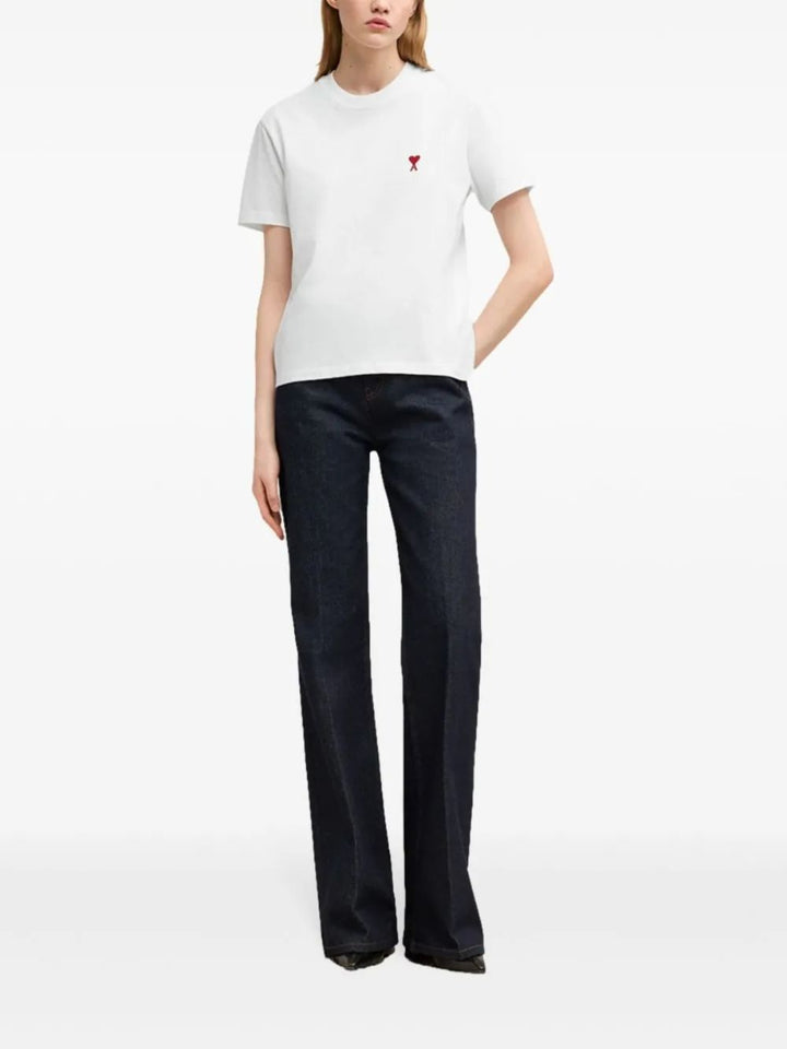 Ami Paris T-shirts and Polos - WHITE | ba13efe3d4424e444d6445fd5af046979e1bc6a4