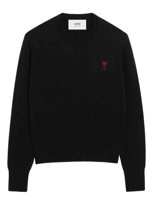 Ami De Coeur Wool Crewneck Sweater