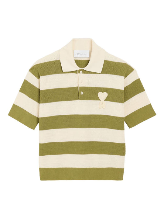 Ami De Coeur Striped Polo Shirt