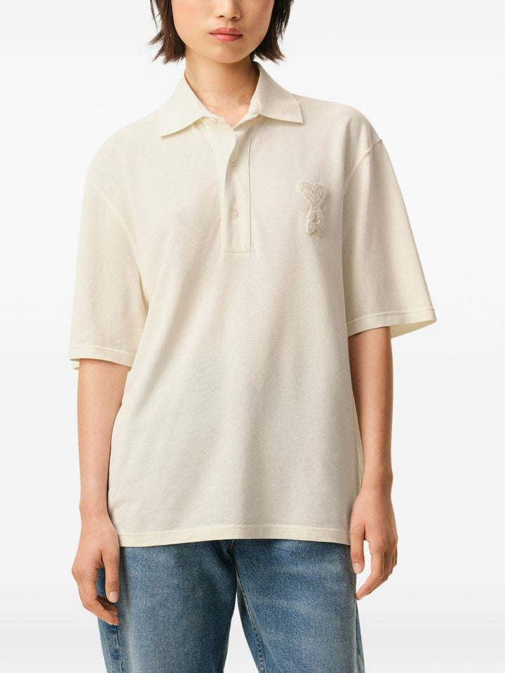 Ami Paris T-shirts and Polos - Light and natural | 562b300c740ef6793230967b9b708d83c213a0e2
