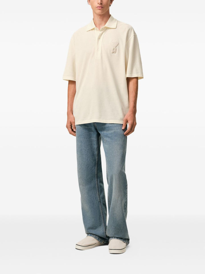 Ami Paris T-shirts and Polos - Light and natural | 122deb27fde9bd2a43142c2af2b8d24c3c8ef473