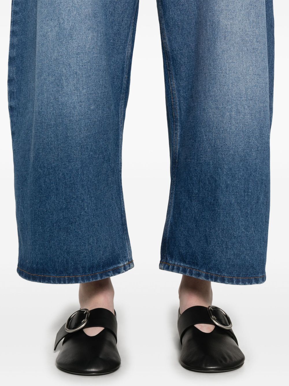 Studio Nicholson Pre Jeans - Blue and green | efc175d3ae0f68470beba6459b78bfa652008b4a