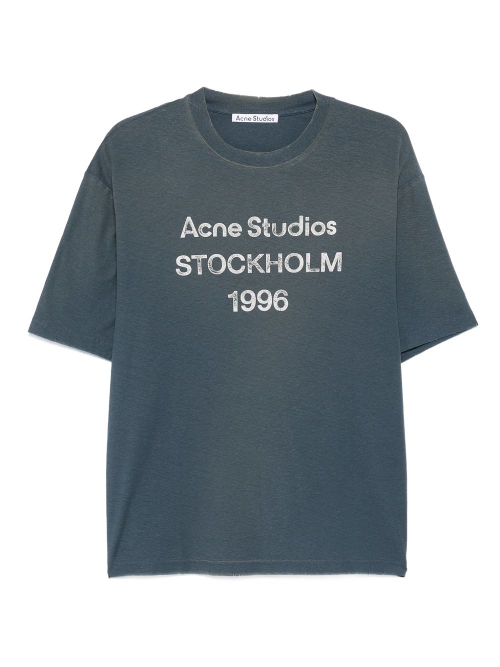 Acne Studios T-shirts and Polos - Blue and green | 3fff55940faf9610955bcb6497baa8d0e52d6d86