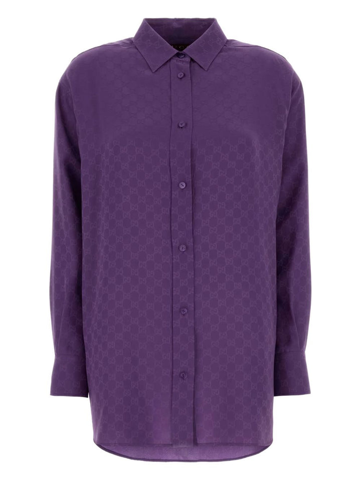 Gucci Shirts - Blu e verdi | b896d217631f1043fd494b72024d6d4b51d7c154