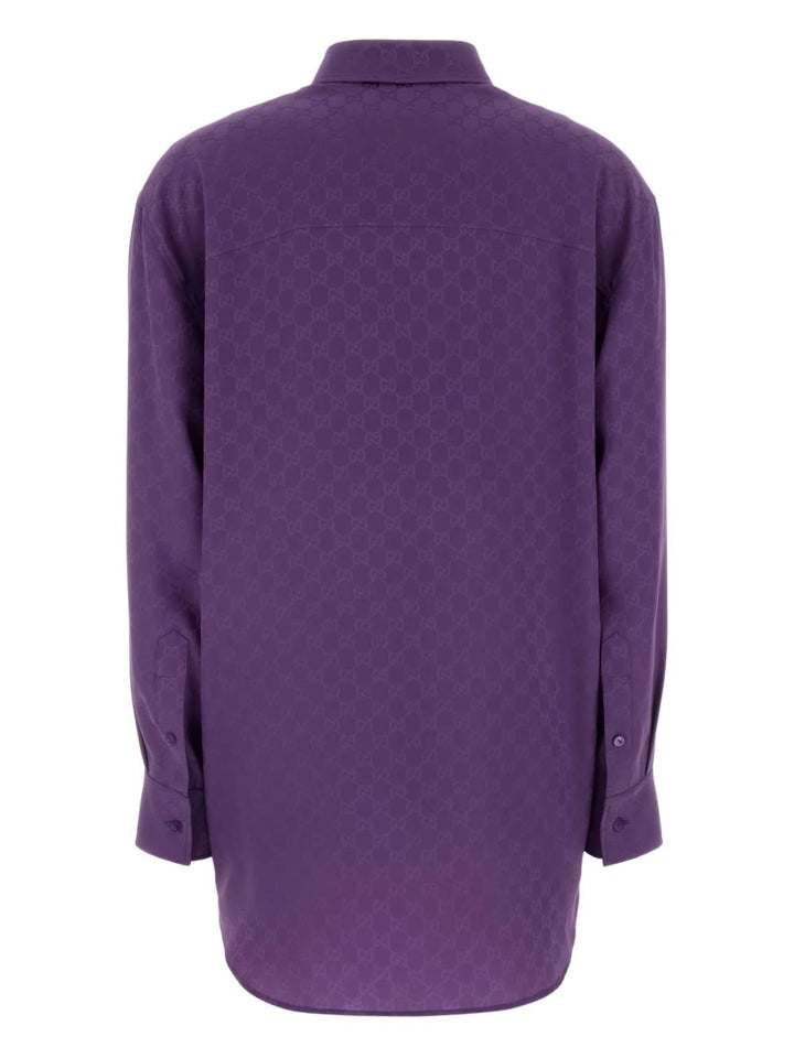Gucci Shirts - Blu e verdi | 84e5bf49769998a6c5e94625397b916b46195420