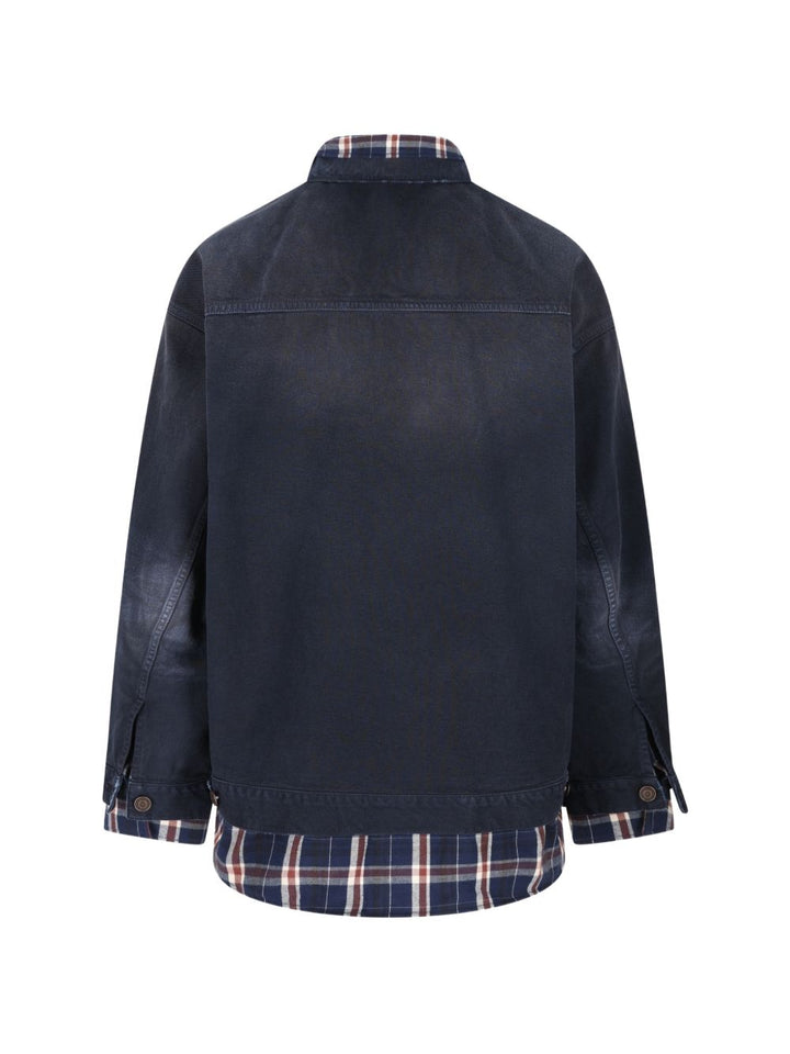 Balenciaga Jackets - Blue and green | e691be0f5ac49153f018b752d2fc2d4a56c8ba24