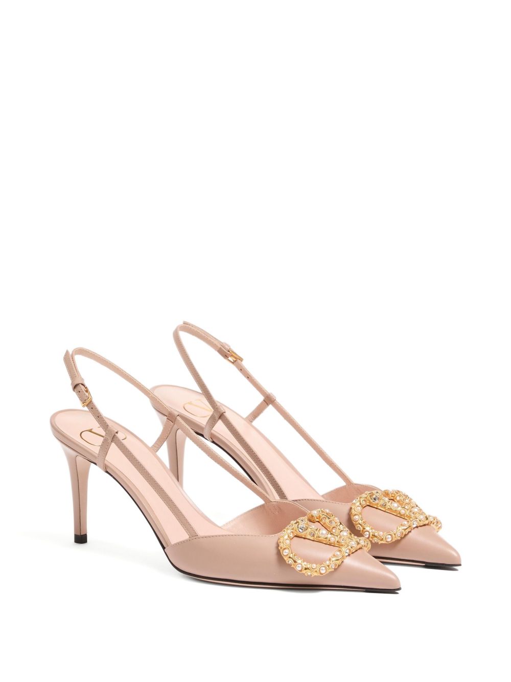 Valentino Garavani With Heel - Chiari e Naturali | 7deff0f5fd34d766d10ce3bdc028d5eaaabf6723