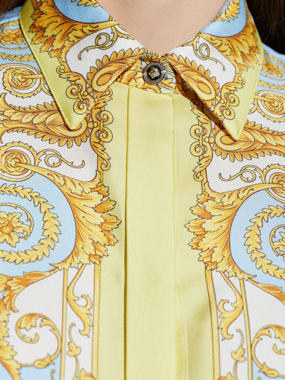 Versace Shirts - Blue and green | 673f4aaff7f2b5e2a061cf95f8facb24b2b2e1ad