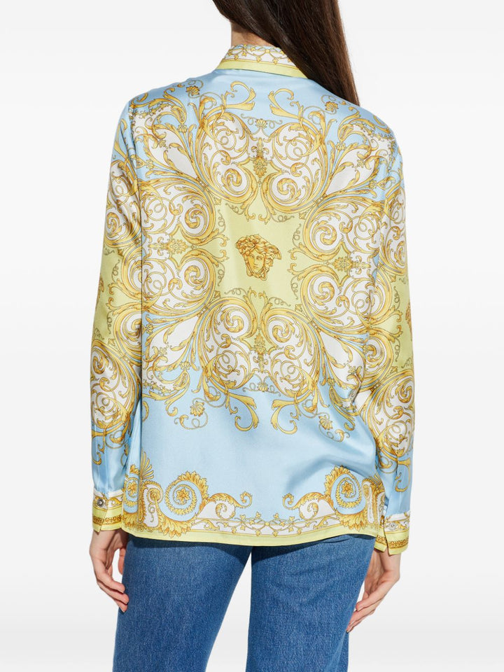 Versace Shirts - Blue and green | 83dd857acd7e111d238d10d13907a39b02e2162d