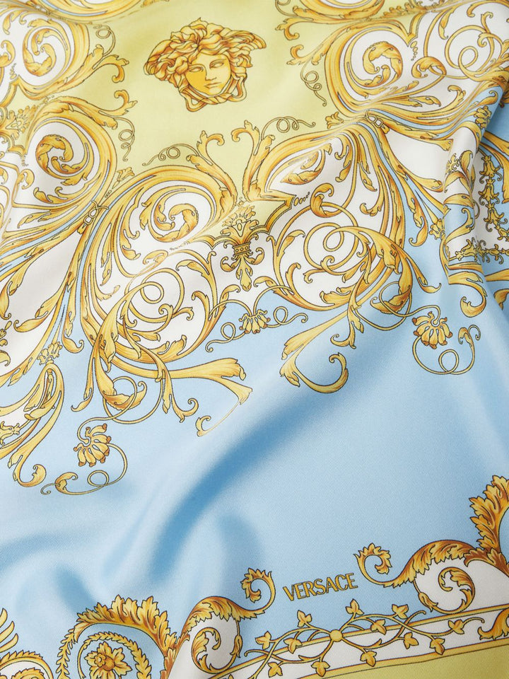 Versace Scarfs - Blue and green | 212457f8906254c215359f8ce20f7bcbb43b7edf