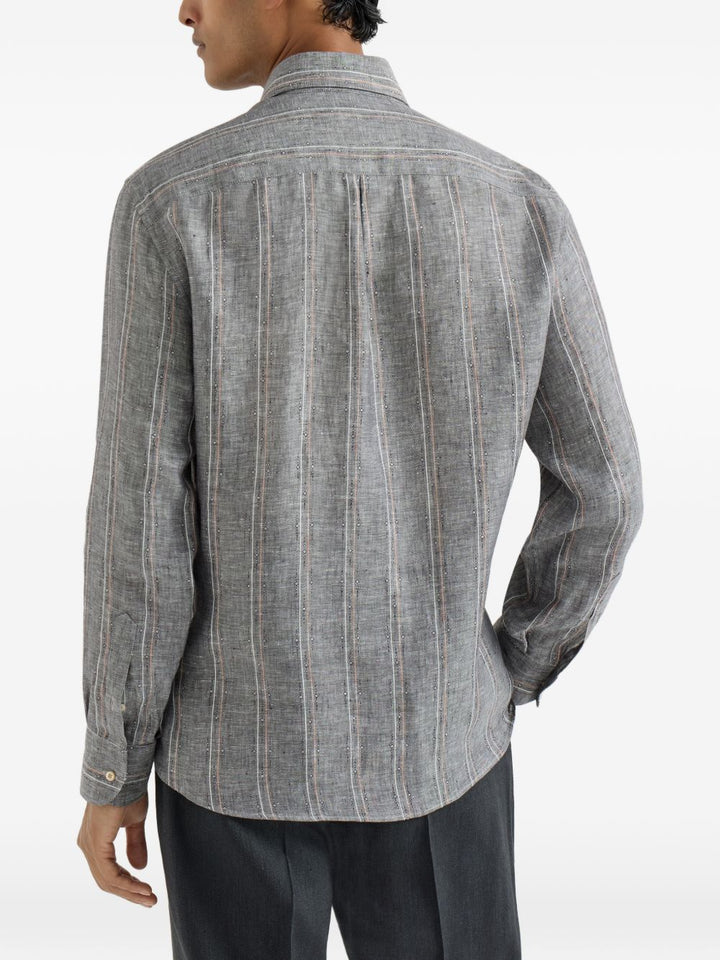 Brunello Cucinelli Shirts - Blacks and greys | e91475bb5e40cb2163d8bde29adfe8ff3df1fe45