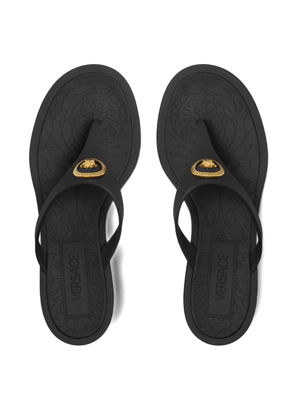 Versace Sandals - Blacks and greys | d335855002e67c793c2e7449abf31e208c21eff6
