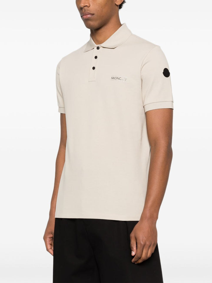 Moncler T-shirts and Polos - Light and natural | f5f0de06f67cbe7556209e41ea995e5e8ec46067