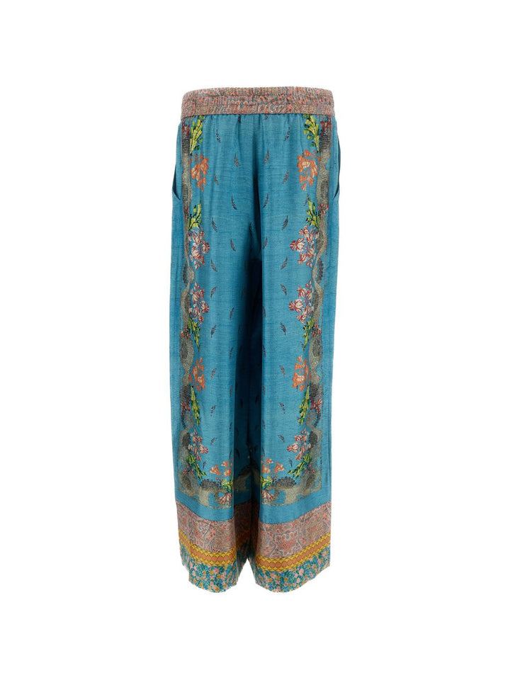 Pierre Louis Mascia Trousers - Blu e verdi | a50edf51afb0d9f07ba93de2464aa3ff74fb9913
