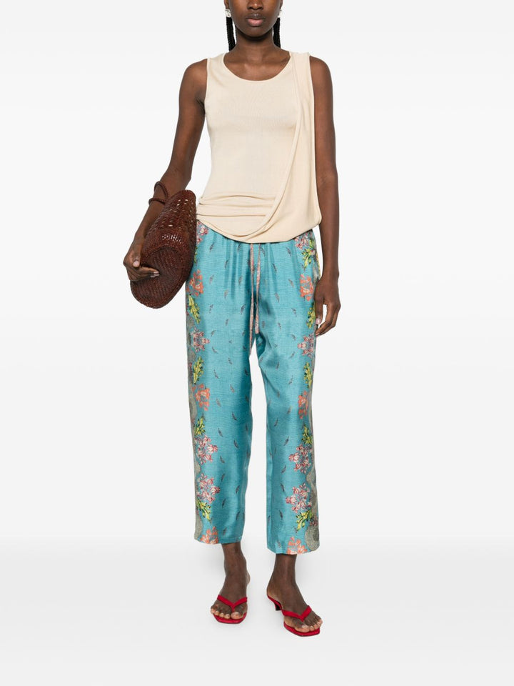 Pierre Louis Mascia Trousers - Blu e verdi | db0095617c3ded3fd1d212caaae84eb7ce255a08