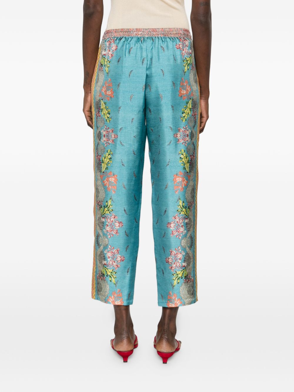 Pierre Louis Mascia Trousers - Blu e verdi | a8801f68c356d4f1ef9bd13fe1645feb0e094dd1