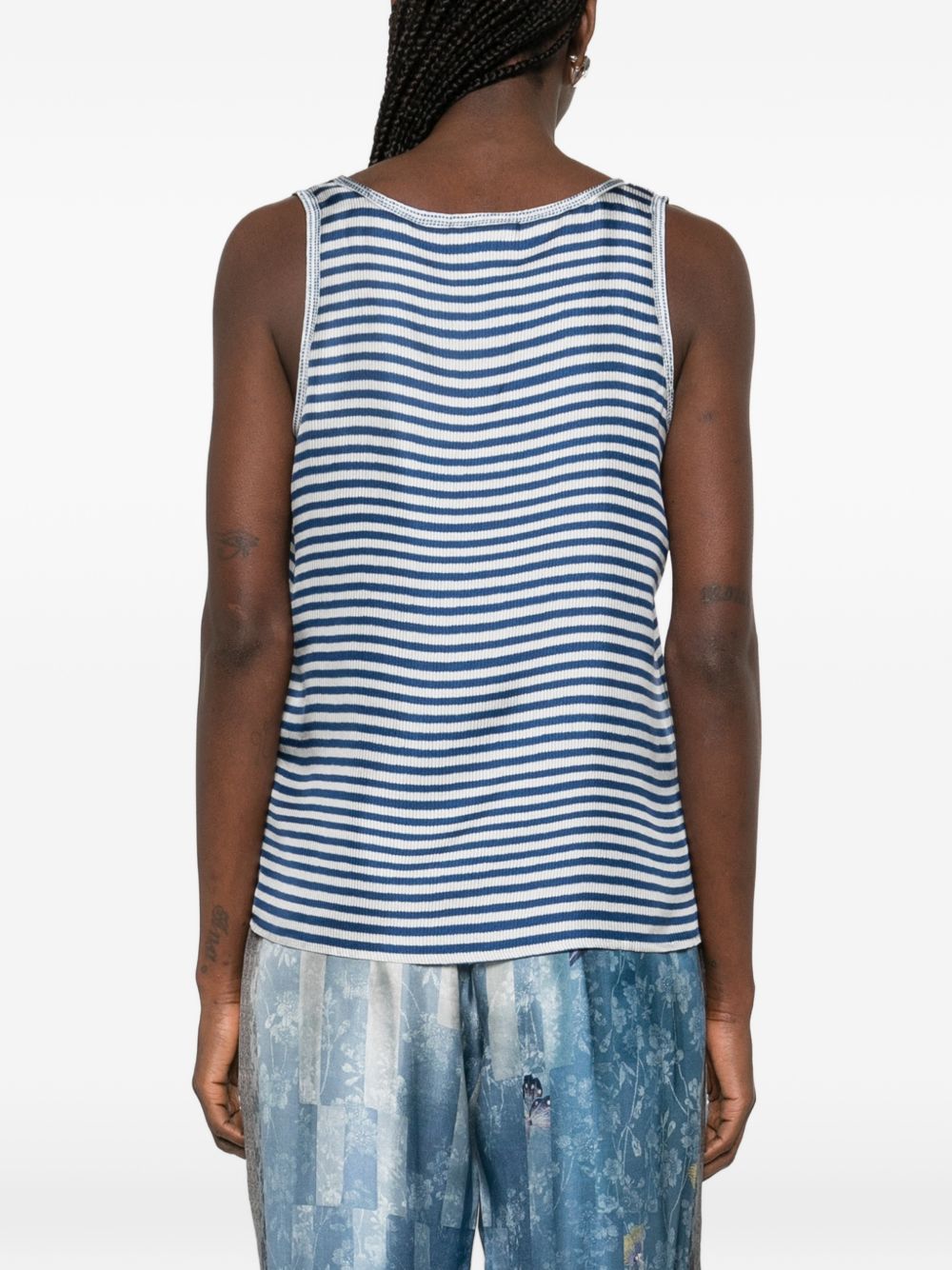 Pierre Louis Mascia Top - Blu e verdi | 4a62e097400b8aca0131699da9d1d5f1fd417258