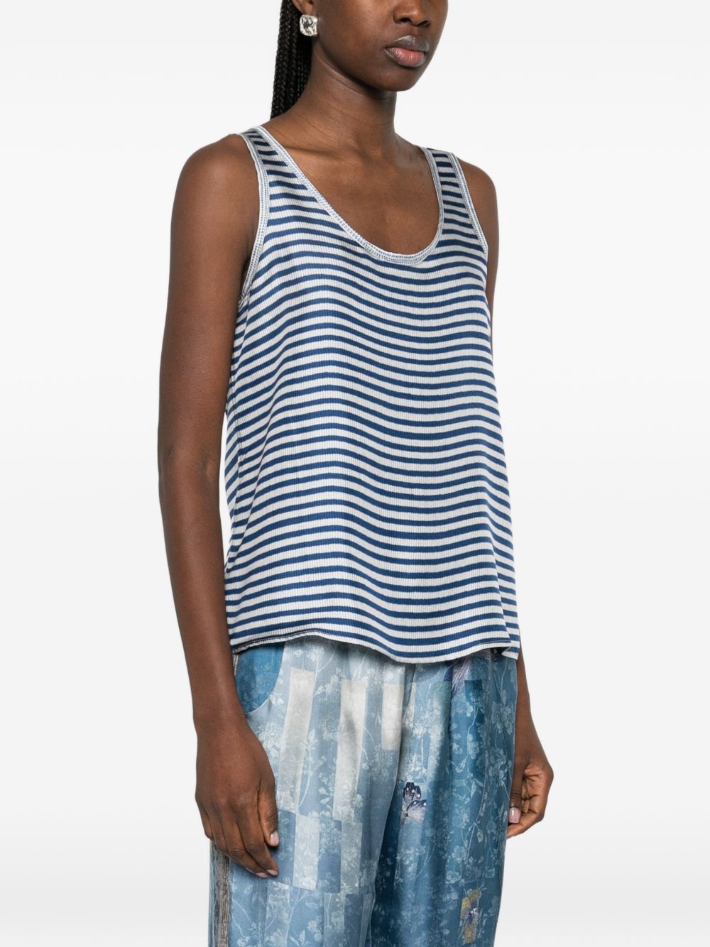 Pierre Louis Mascia Top - Blu e verdi | 6229f562341fcbaae80d8c1a21e07c5d1069053a