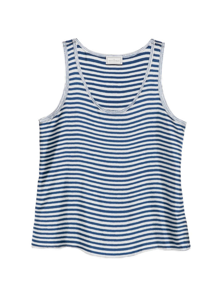 Pierre Louis Mascia Top - Blu e verdi | ba63ad12e9fa0c9b1369328f8cfc0777a5bc059c