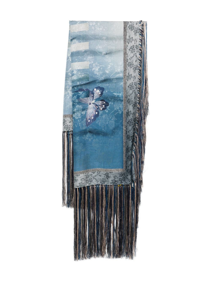 Pierre Louis Mascia Scarfs - Blue and green | 0ecbabe47ee719e143590f02ac0aff0920982646