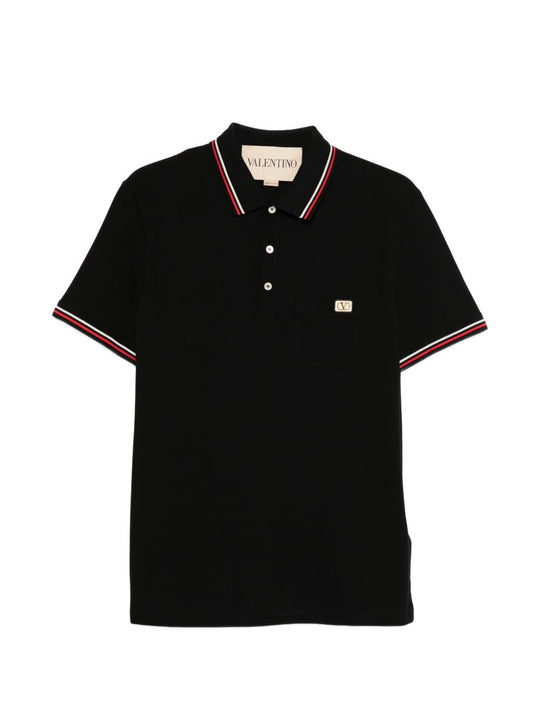 Vlogo Signature Cotton Polo Shirt