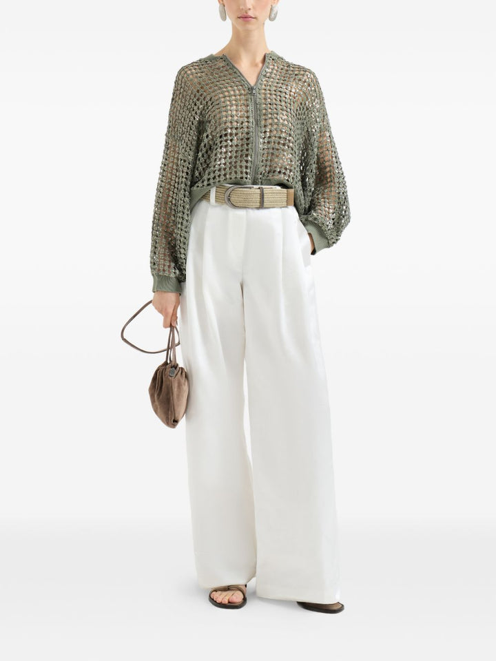 Brunello Cucinelli Sweaters - Blue and green | de211b9c4d0f37b823de3752d8590e5c936a51b1