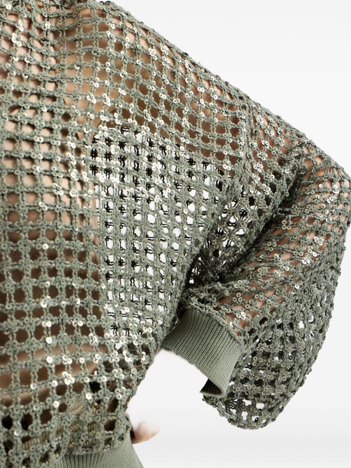 Brunello Cucinelli Sweaters - Blue and green | b3c4fd6ea7c6342b29d8a1f0ffb2619bd46a32ea