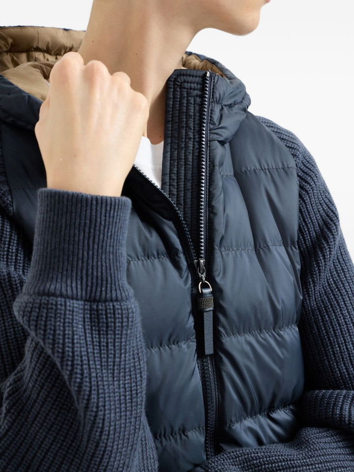 Brunello Cucinelli Coats - Blue and green | 3086566747d0abe06b41200656fa6b8da91a3474