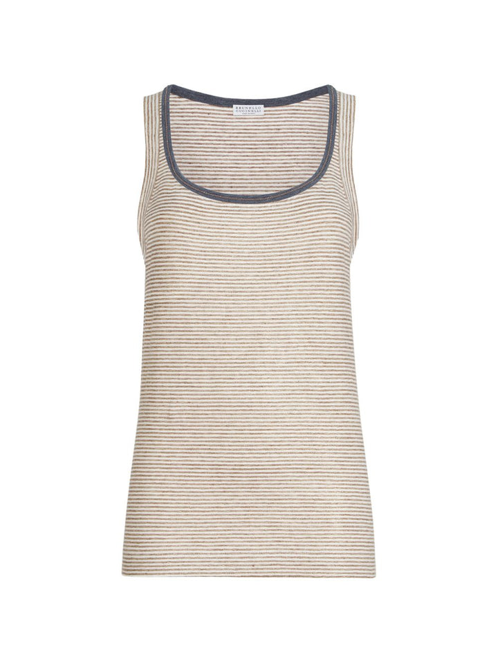 Brunello Cucinelli Top - Brown | 2c584e1aee151cdbc758b051be133eefedf4fb83