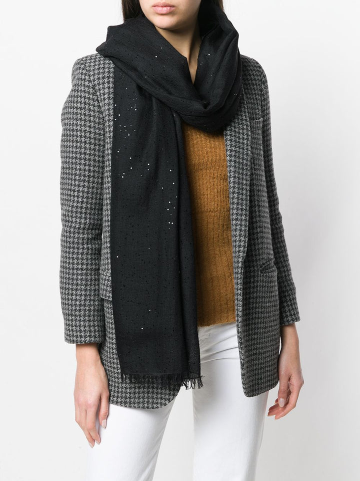 Brunello Cucinelli Scarfs - Blacks and greys | 7f90d59795fa8503ef830a35669e6dbf781cb8e1