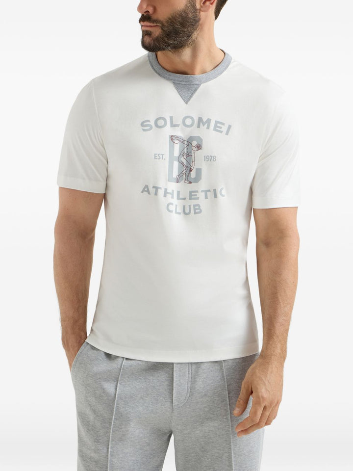 Brunello Cucinelli T-shirts and Polos - Light and natural | a02614cfdee1ac0ef523e46793fb6d4d7af271d7