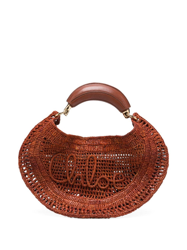 Summer Banana Rafia Hobo Bag