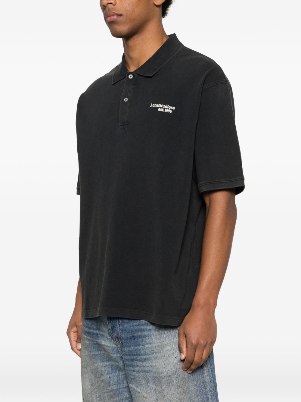 Acne Studios T-shirts and Polos - Blacks and greys | 0aa634fc228b13472ae74ab55e75789bbe8b596e