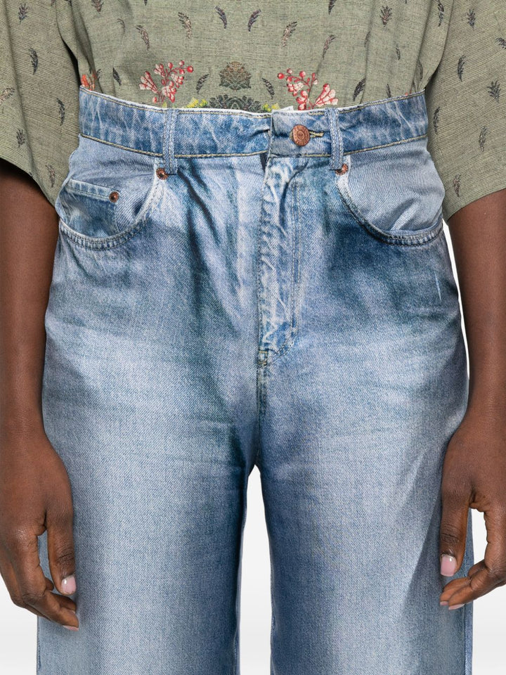 Pierre Louis Mascia Trousers - Blue and green | 4176ae6d362918e74009b71bb4717ed1986327b5