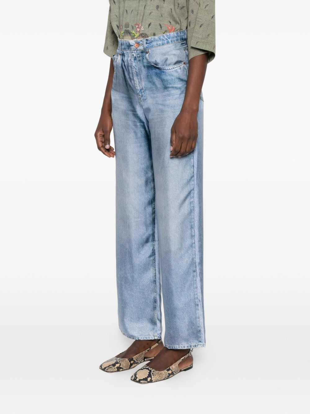 Pierre Louis Mascia Trousers - Blue and green | 02c6b00a84c197906d9108a54ec22452810bfb58