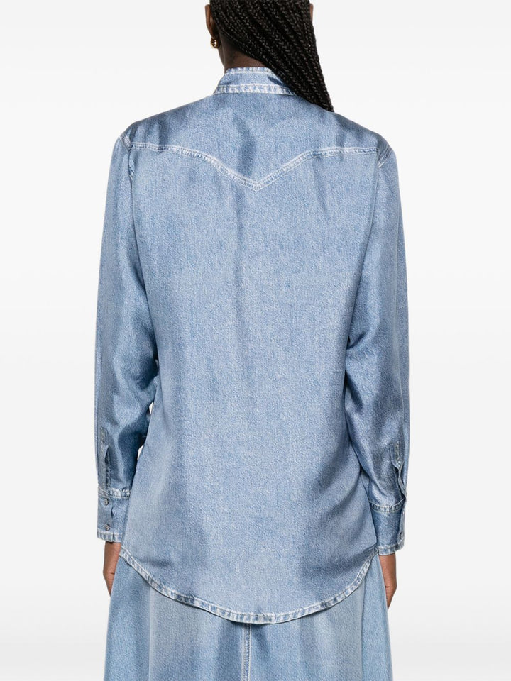 Pierre Louis Mascia Shirts - Blue and green | e911a57cc043710ef51415c191a54db0413517d3