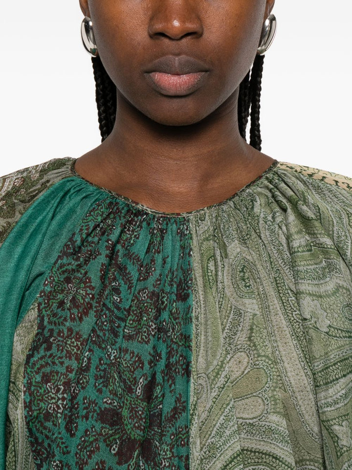 Pierre Louis Mascia Dresses - Blue and green | 0fec8205be4b7f462058c0ad4ef9a3bcd5cf47f3