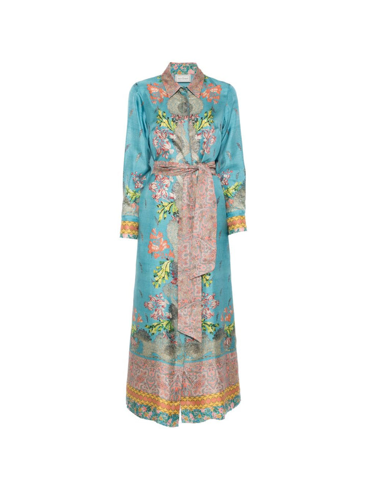 Pierre Louis Mascia Dresses - Blue and green | 8d5e13f7d9c303af16072ef94feac142b308e36e