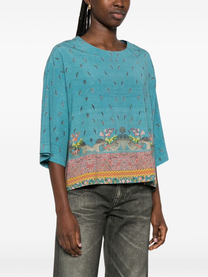 Pierre Louis Mascia Shirts - Blue and green | 435dcdc296d0ca96d7800d6b74a7a74762a8e631