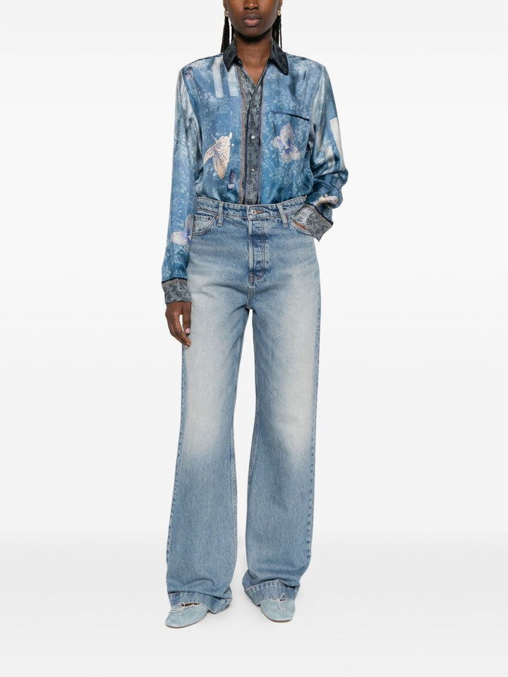 Pierre Louis Mascia Shirts - Blue and green | 611f1f725661c94f9e853b44bd4fec36a38af00f