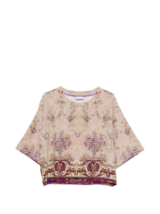 Printed Silk Blouse