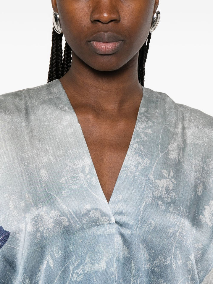 Pierre Louis Mascia Dresses - Blue and green | c04bd47531f06236749a1caa4524517dfefb3737