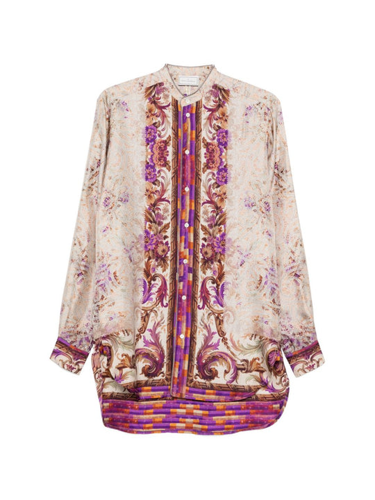 Printed Silk Shirt