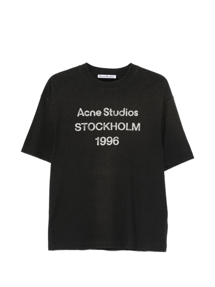 Acne Studios T-shirts and Polos - Blacks and greys | 48e36e4aae07a463a3aa924edfeea17b79810a0e