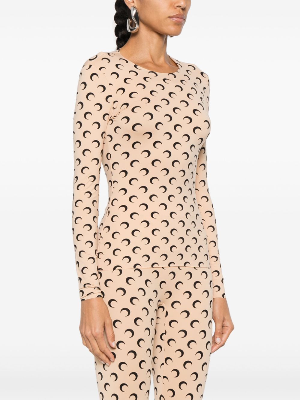 Marine Serre Top - Light and natural | de2a2e247e793a776d2d386ab5d4ae8b03659f7b
