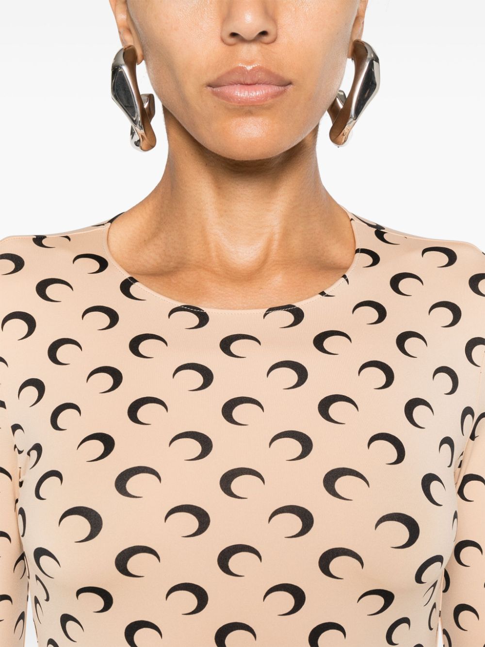 Marine Serre Top - Light and natural | 4993bb6eb3e081ab2c5498a1bd55af7d588009fb