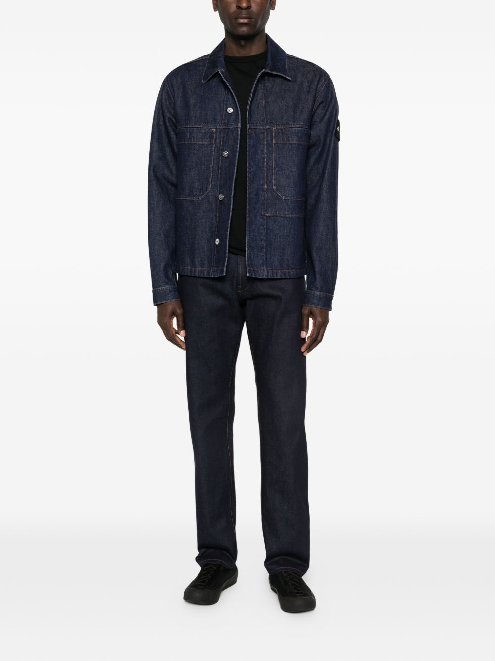 Stone Island Coats - Blue and green | 6b7cb7d737cfdf5f96179461403216d25332755d